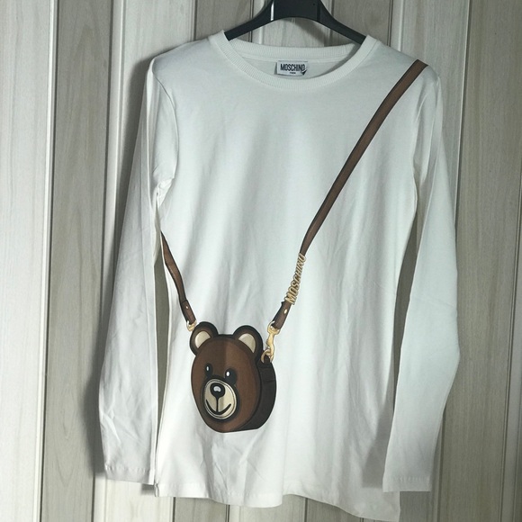 MOSCHINO TEEN SWEATSHIRT DRESS.